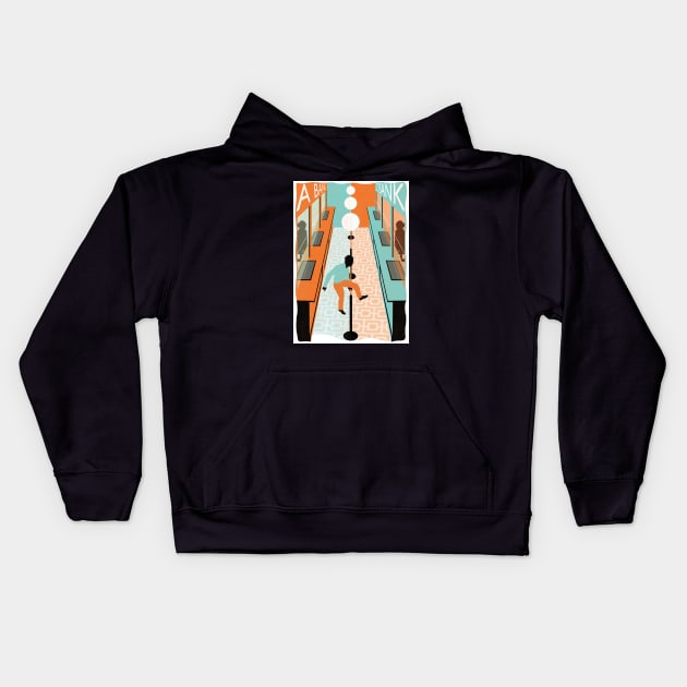 CSMA_change bank Kids Hoodie by Neil Webb | Illustrator